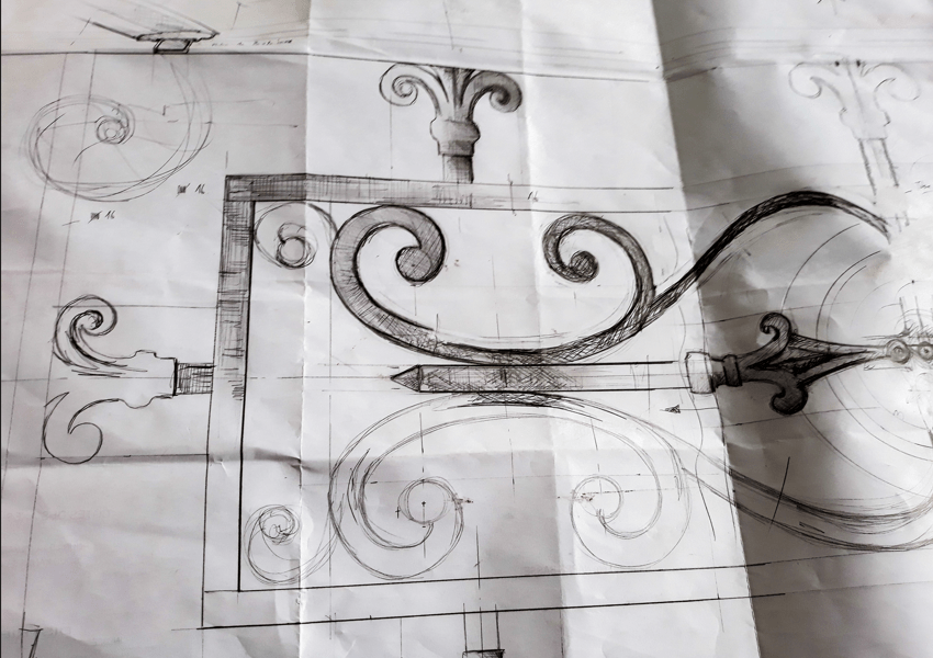 croquis ferronerie metalneo